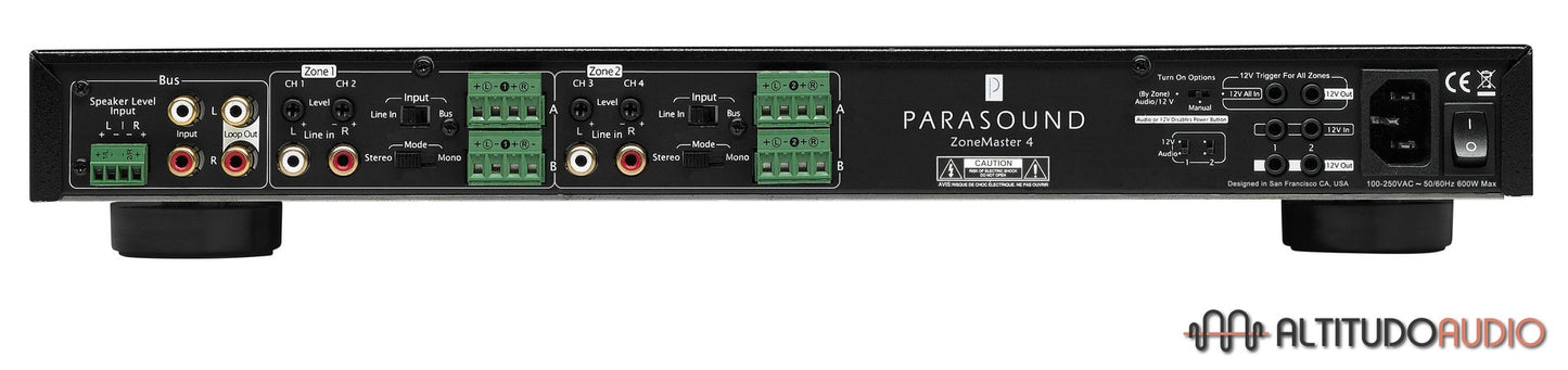 Parasound ZoneMaster ZM4 4-Zone Channel Amplifier