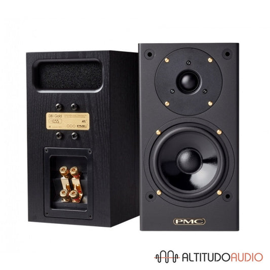 DB1 GOLD BOOKSHELF SPEAKERS - PAIR