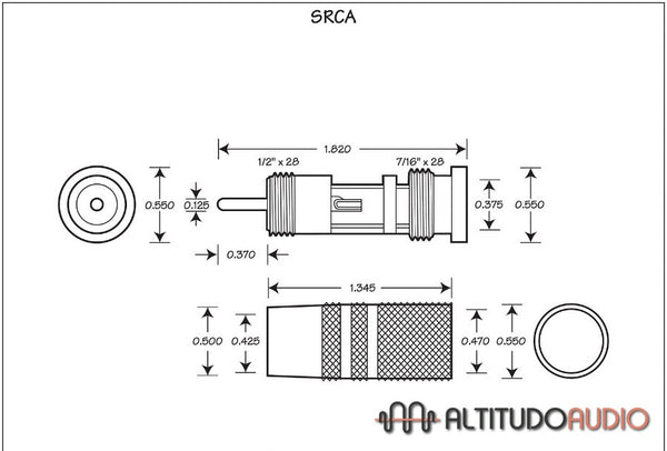 Cardas SRCA SS RCA Male Connector (Single)