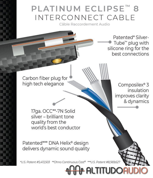 Platinum Eclipse 8 Audio Interconnect Cable Pair