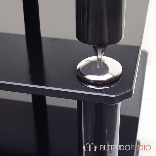 Bergen 2 Three Glass Shelf AV Rack