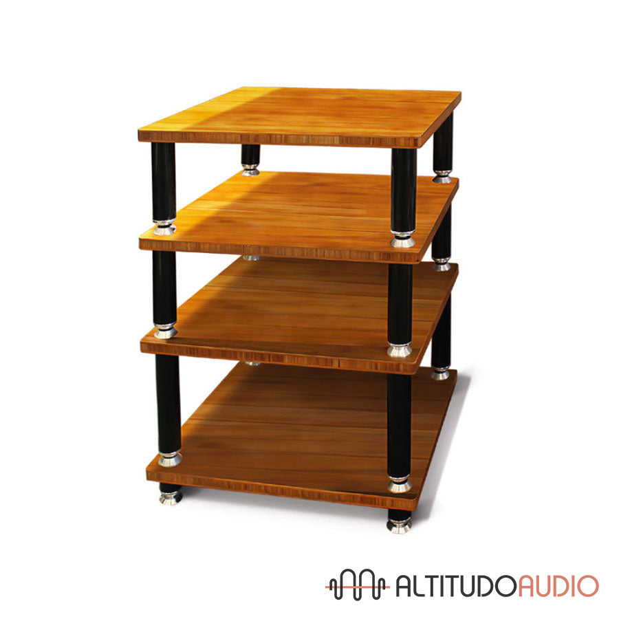 Stabbl Four Bamboo Shelf Hi-Fi Audio Rack