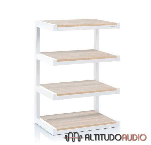 NorStone ESSE 4 Glass Shelf HiFi Audio Rack Oak