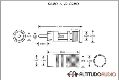 Cardas GRMO RCA Male Connector (Single)